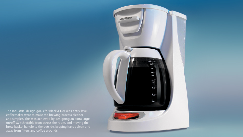 production picture of Black and Decker coffeemaker