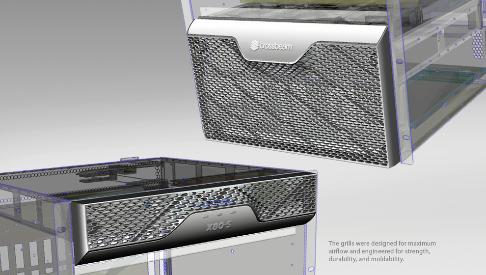 Pro-engineer CAD model of computer server