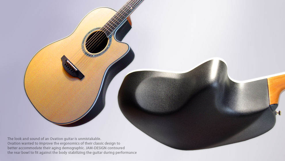 Industrial Design Ovation Guitar